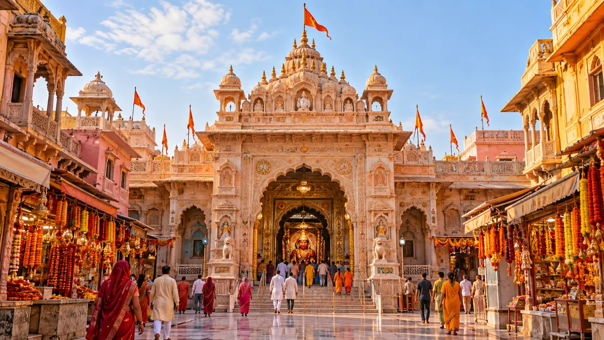 AI-generated illustrative scene for Salasar Balaji; not a verified destination photograph.