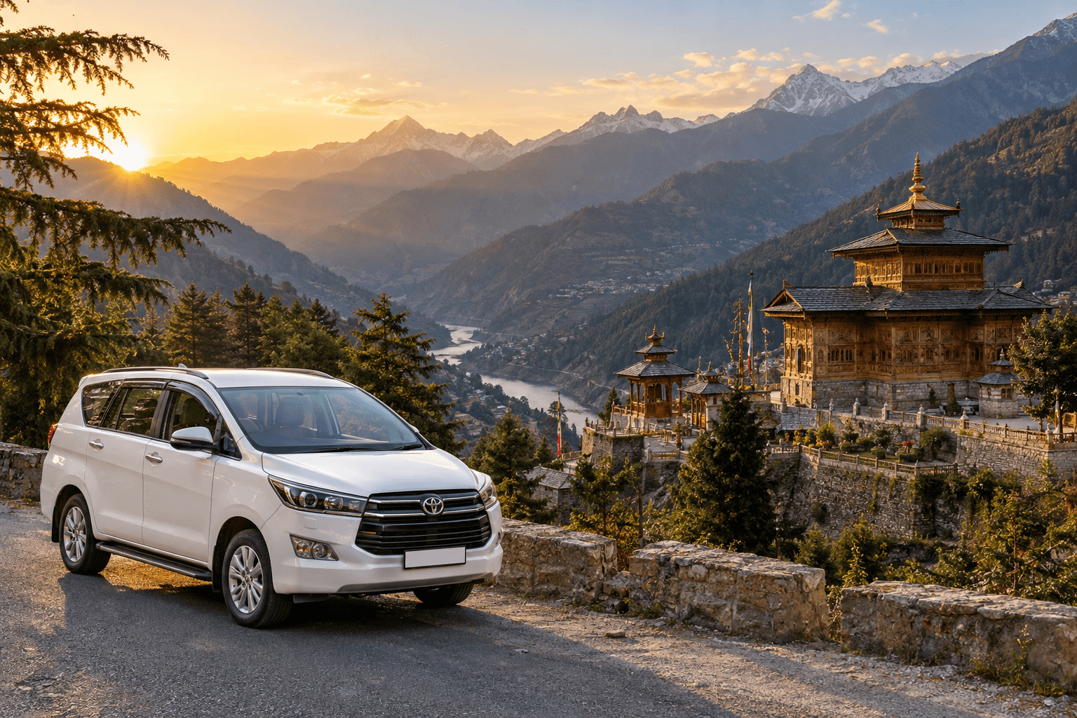 Delhi to Sarahan car rental with driver