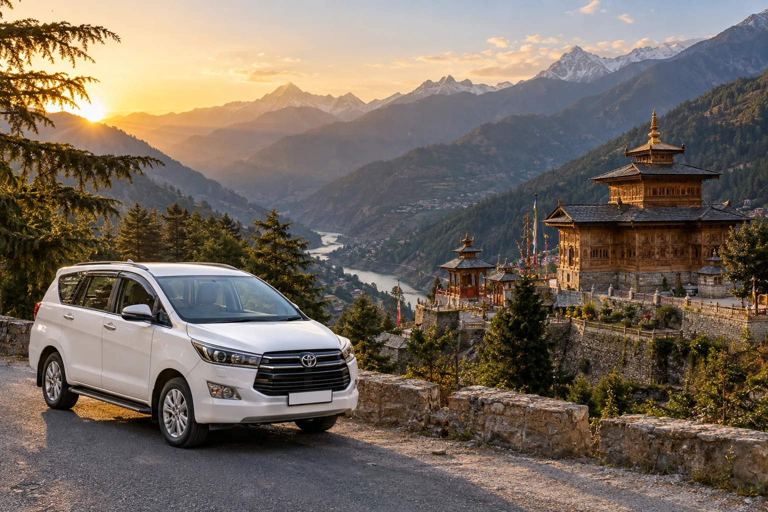 Illustrative Himachal destination image for Sarahan Urbania trip