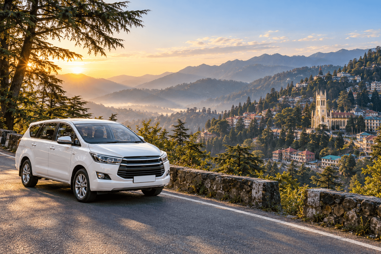 Delhi to Shimla car rental with driver