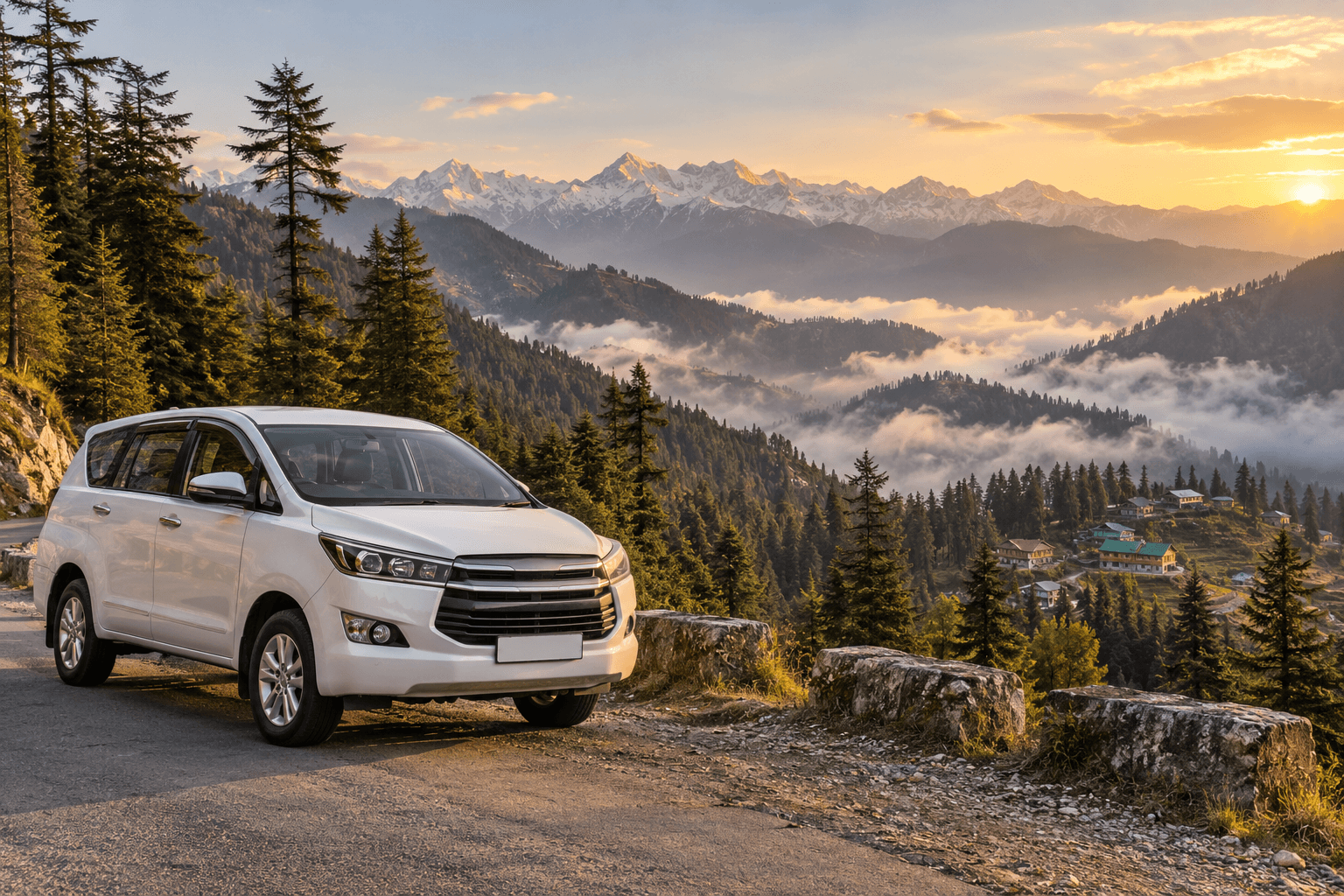 Delhi to Shoja car rental with driver