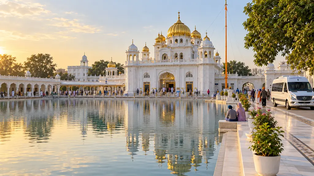 Delhi to Sri Muktsar Sahib Tempo Traveller destination view