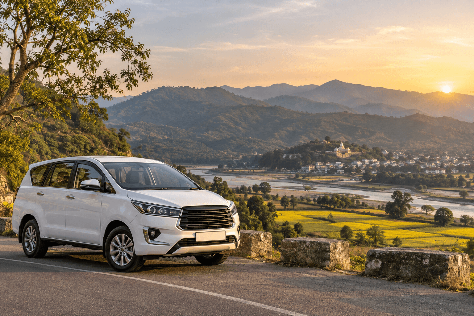 Delhi to Una car rental with driver