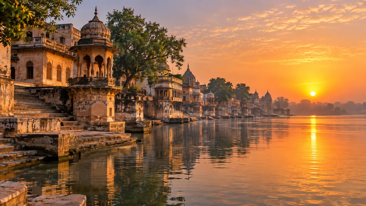 Travel illustration of Gokul, Uttar Pradesh