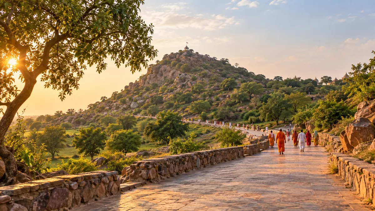 Travel illustration of Govardhan, Uttar Pradesh