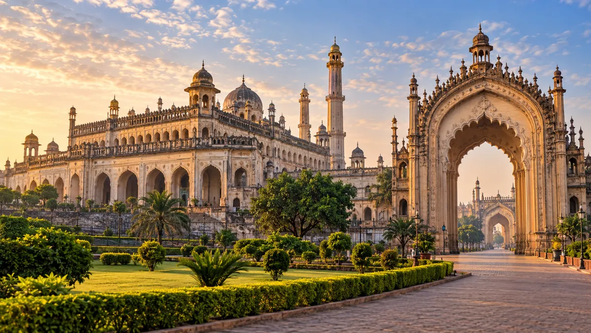 Travel illustration of Lucknow, Uttar Pradesh