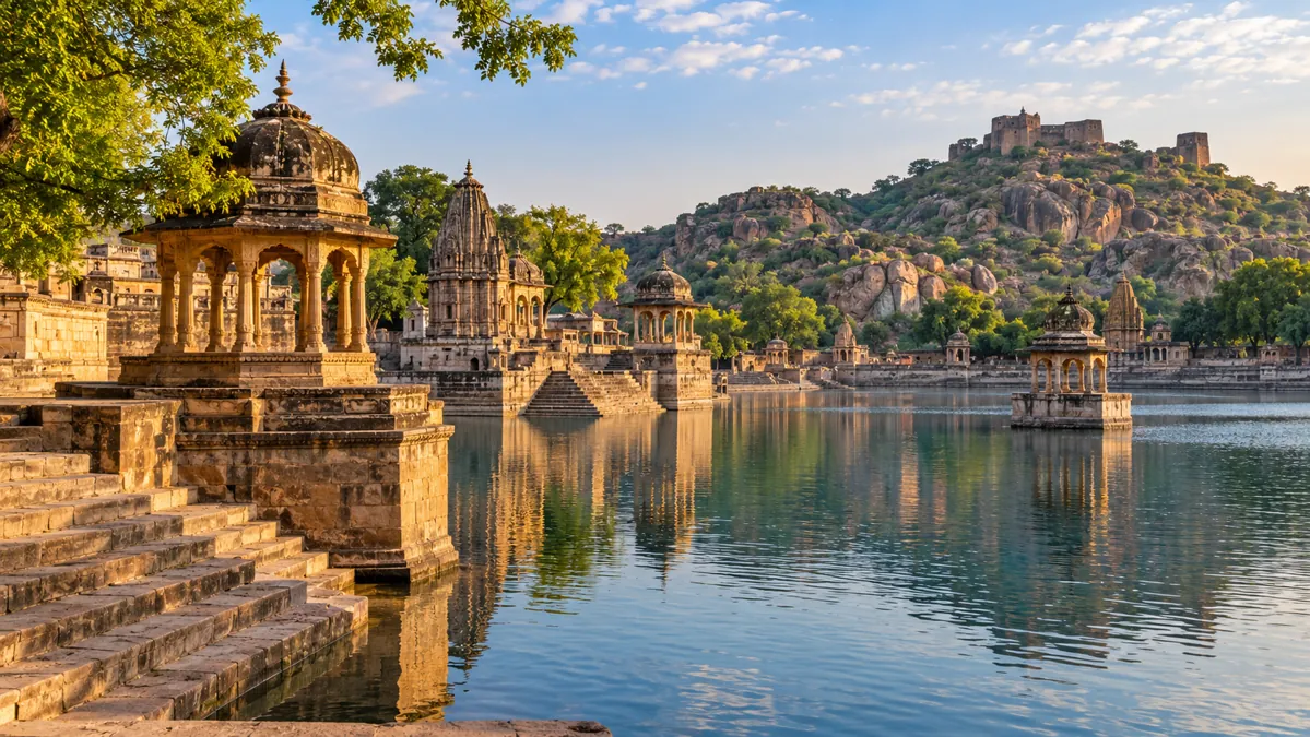 Travel illustration of Mahoba, Uttar Pradesh