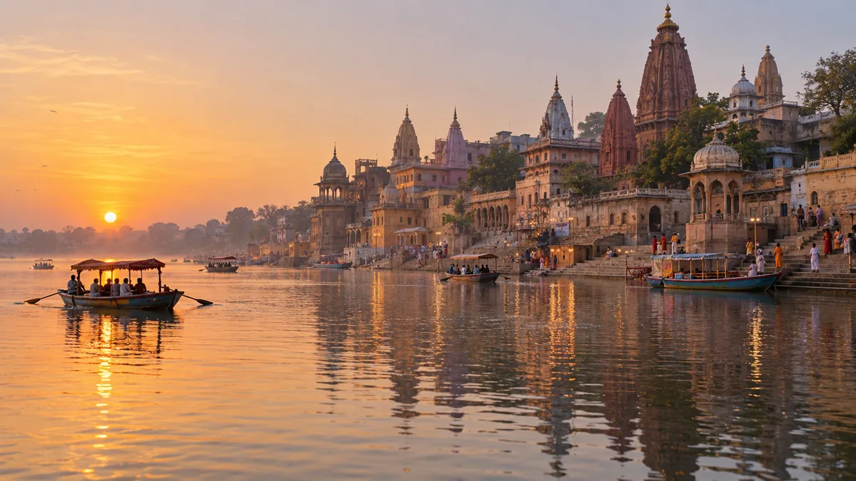 Travel illustration of Mathura, Uttar Pradesh
