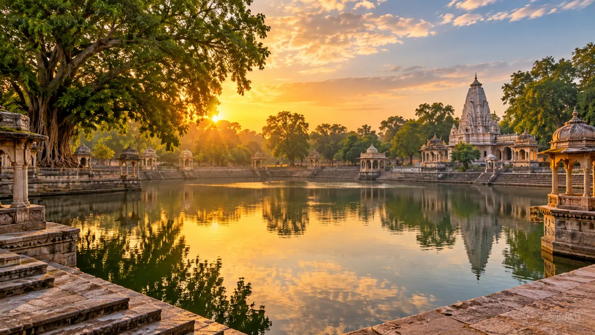 Travel illustration of Naimisharanya, Uttar Pradesh