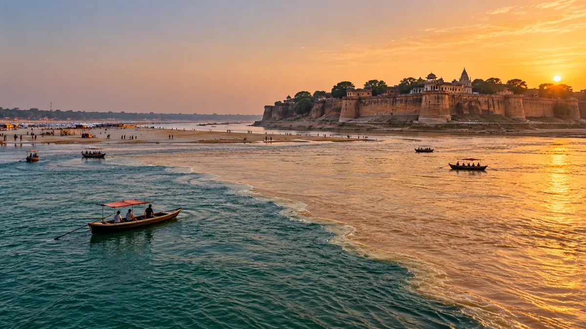 Travel illustration of Prayagraj, Uttar Pradesh