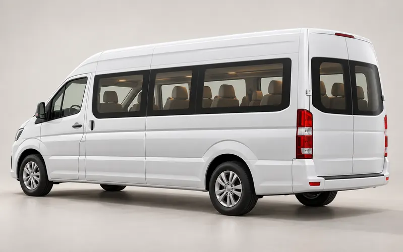 Illustrative premium group van for 16-Seater Urbania; actual offered vehicle may differ