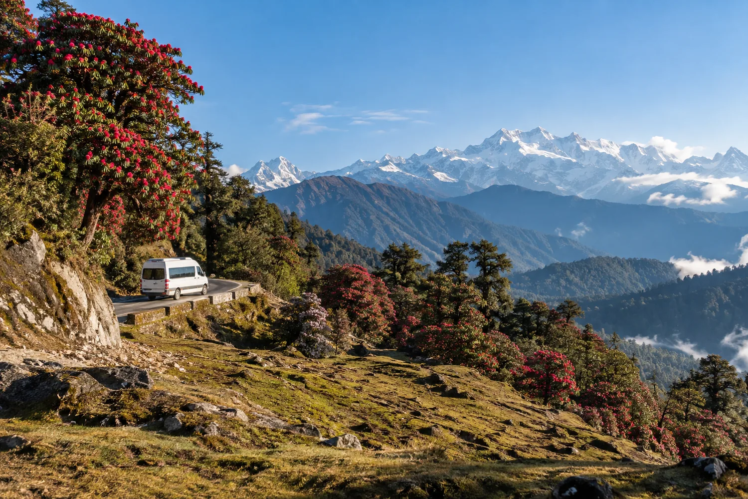 Illustrative Urbania journey near Chopta, Uttarakhand