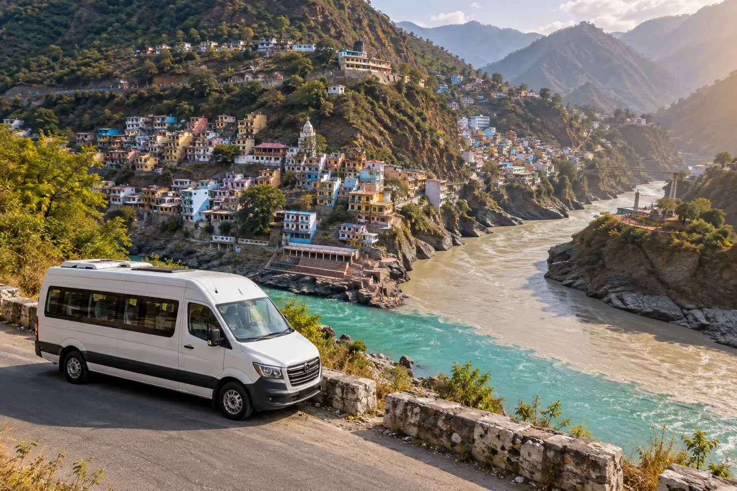 Illustrative Urbania journey near Devprayag, Uttarakhand