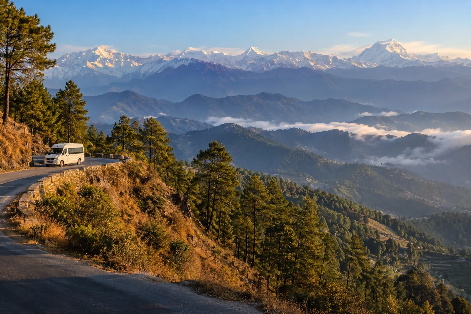 Illustrative Urbania journey near Gwaldam, Uttarakhand