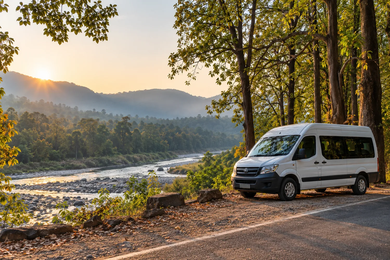 Illustrative Urbania journey near Jim Corbett, Uttarakhand