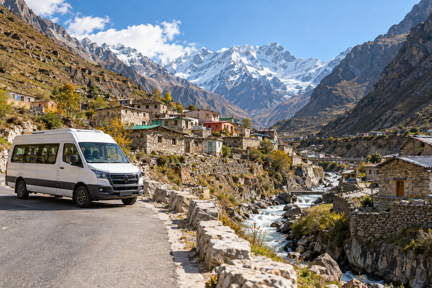 Illustrative Urbania journey near Mana Village, Uttarakhand