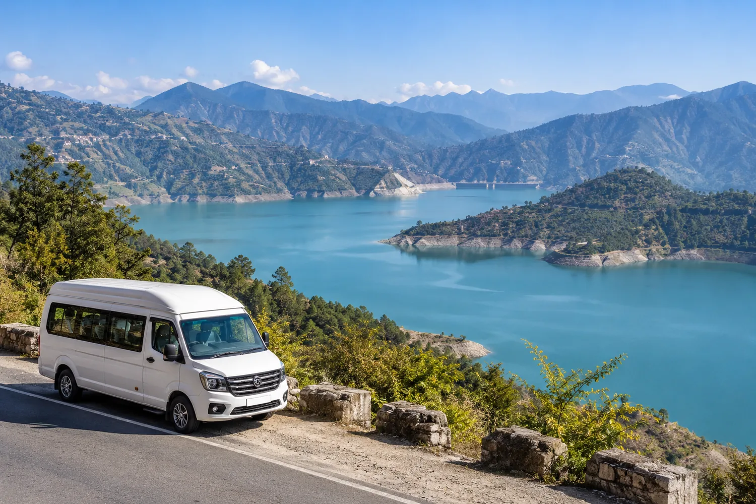 Illustrative Urbania journey near New Tehri, Uttarakhand