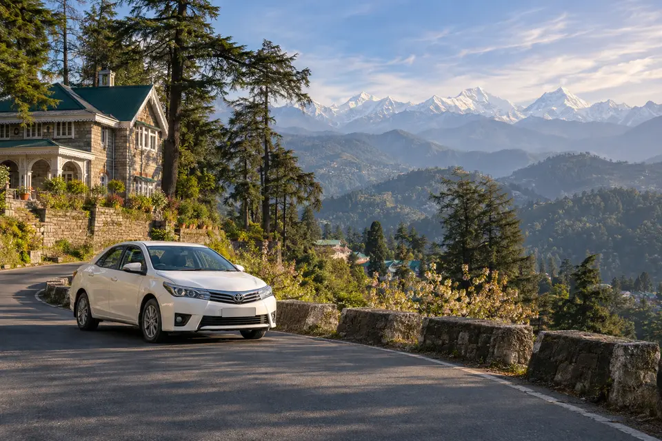 Delhi to Abbott Mount car rental with driver