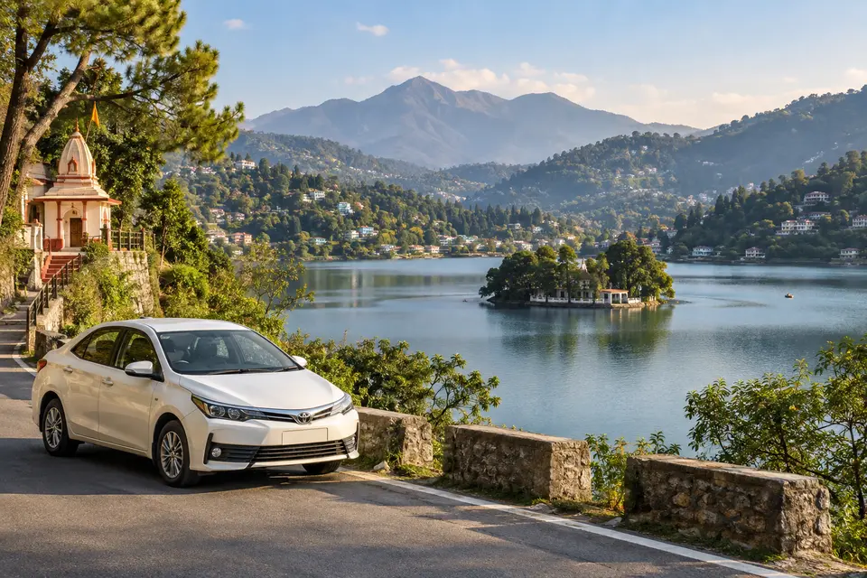 Delhi to Bhimtal car rental with driver