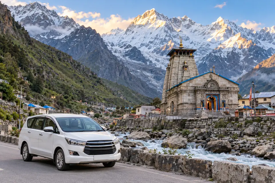 Delhi to Char Dham car rental with driver