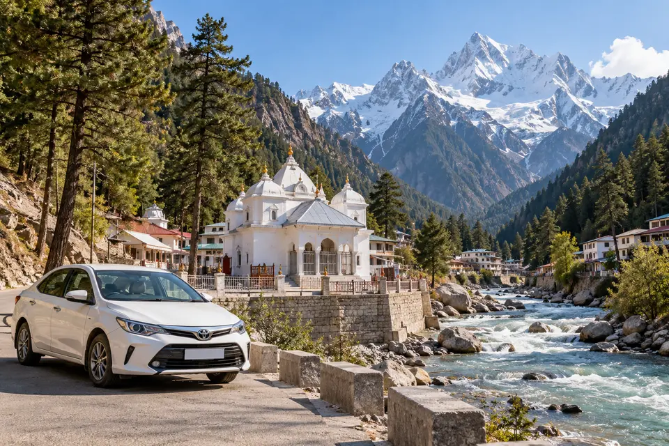 Delhi to Gangotri car rental with driver
