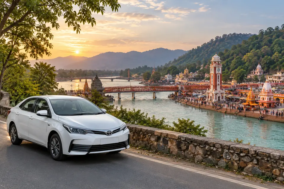 Delhi to Haridwar car rental with driver