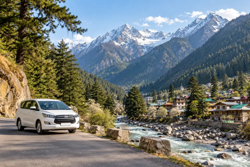 Delhi to Harsil Valley car rental with driver