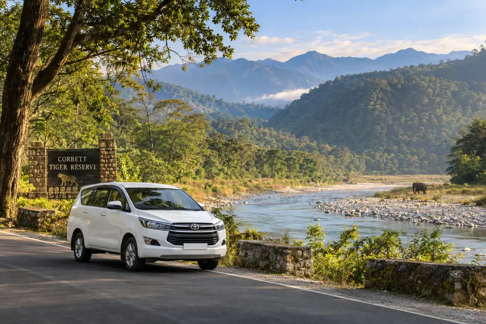 Delhi to Jim Corbett car rental with driver