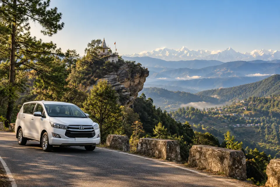 Delhi to Mukteshwar car rental with driver