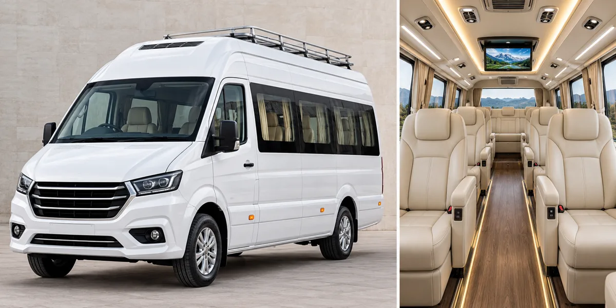 Illustrative Tempo Traveller concept for Gurgaon group travel